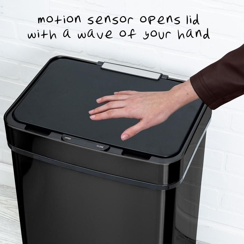 50-Lt. Tall Motion Sensor Trash Can