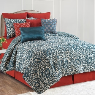 Madison Adriatic Cotton Quilt Set