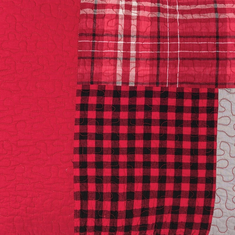 Russell Rustic Lodge Reversible Cotton Quilt Set