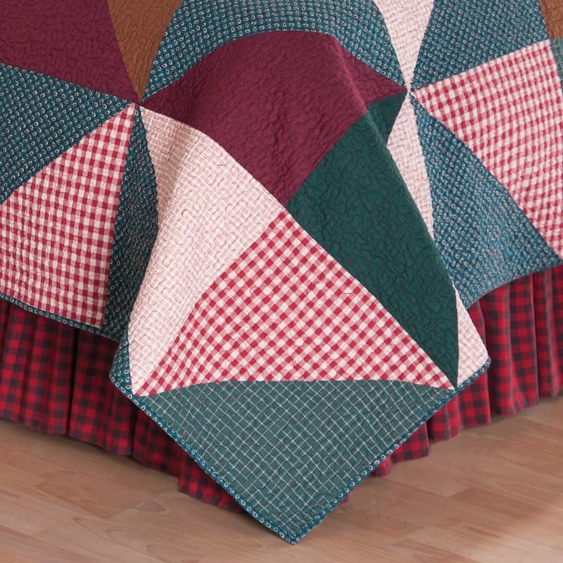 Shady Pines Rustic Cotton Quilt Set