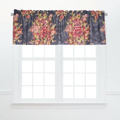 Regina Window Cotton Window Curtain Valances (Set of 2) - 15.5 x 72