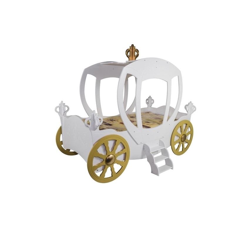 girls princess carriage bed