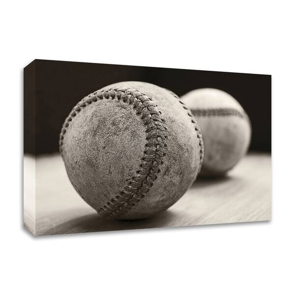 slide 1 of 4, Old Baseballs by Edward M. Fielding, Print on Canvas, Ready to Hang
