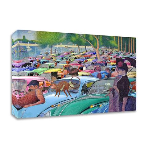 Sunday Afternoon, Looking for the Car by Barry Kite, Print on Canvas, Ready to Hang