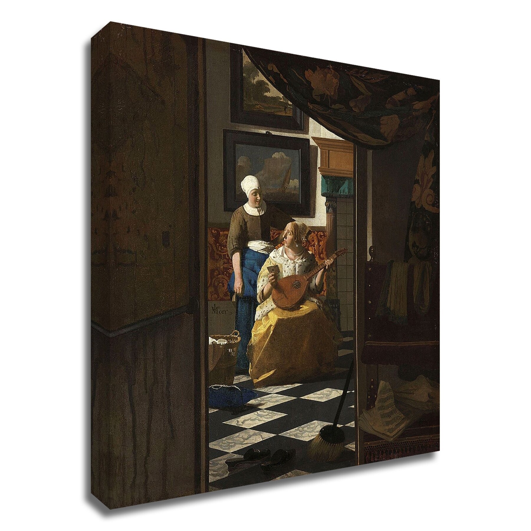 The Love Letter by Johannes Vermeer, Print on Canvas, Ready | eBay