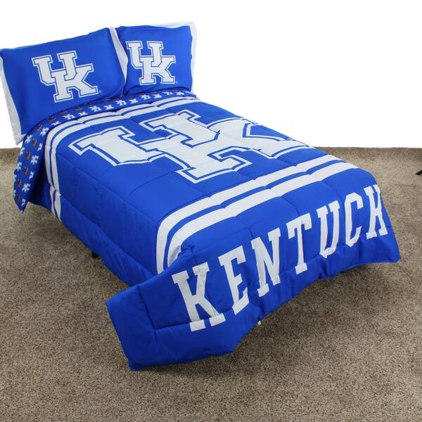 Shop Kentucky Wildcats Striped Super Soft Reversible Comforter Set