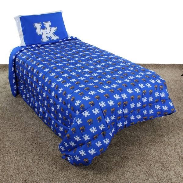 Shop Kentucky Wildcats Striped Super Soft Reversible Comforter Set