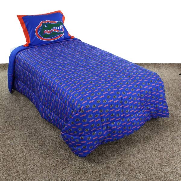 Shop Florida Gators Striped Super Soft Reversible Comforter Set