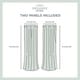 preview thumbnail 13 of 24, ATI Home Canopy Stripe Outdoor Grommet Top Curtain Panel Pair
