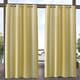 preview thumbnail 14 of 24, ATI Home Canopy Stripe Outdoor Grommet Top Curtain Panel Pair 54X108 - Sunbath / White