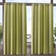 preview thumbnail 18 of 24, ATI Home Canopy Stripe Outdoor Grommet Top Curtain Panel Pair 54X108 - Kiwi / Sand