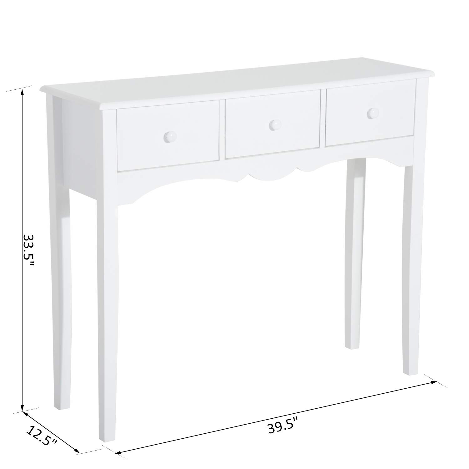 narrow wall table