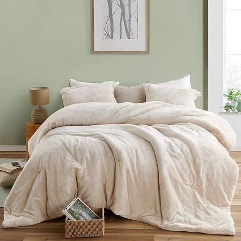 The Original Plush Coma Inducer Almond Milk Oversized Comforter Set