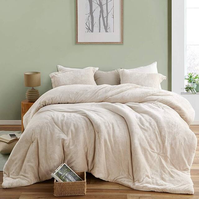 The Original Plush Coma Inducer Almond Milk Oversized Comforter Set