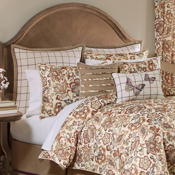 Shop Porch Den Barberry Jacobean Print 4 Piece Comforter Set