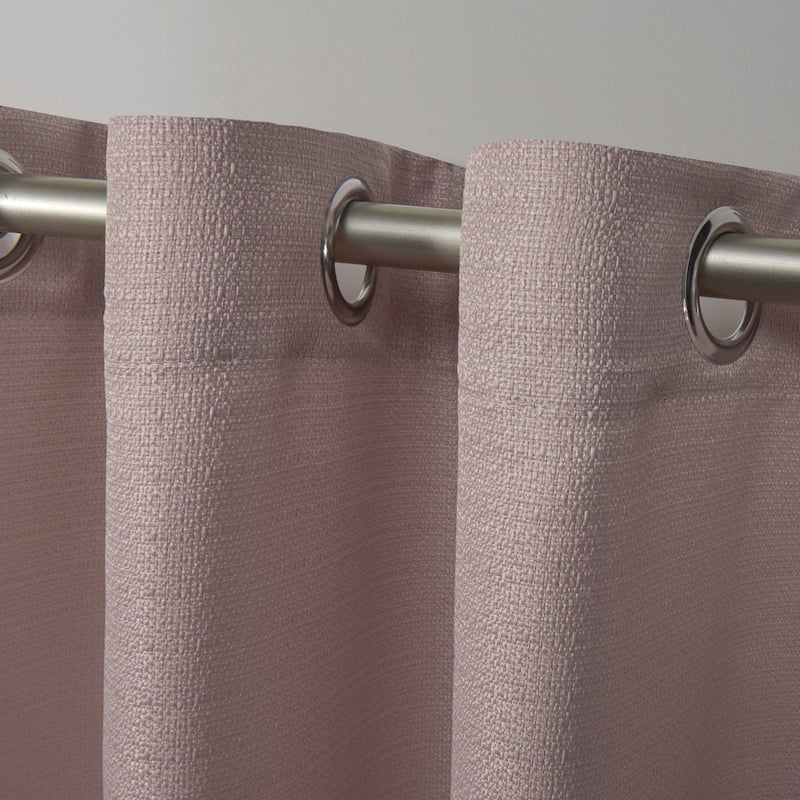 Copper Grove Svilengrad Sheer Rod Pocket Top Curtain Panel Pair