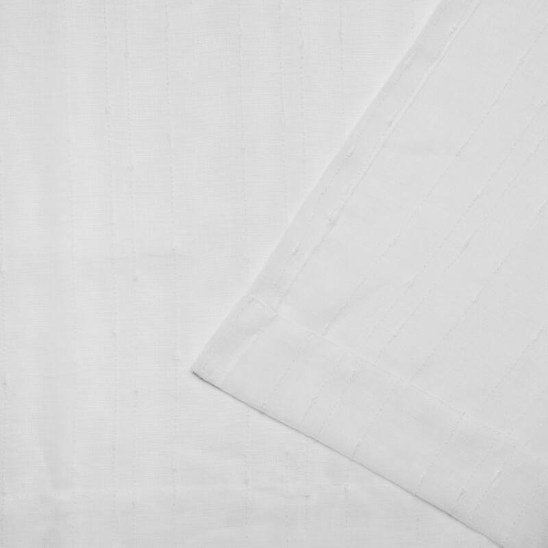 Copper Grove Svilengrad Sheer Rod Pocket Top Curtain Panel Pair