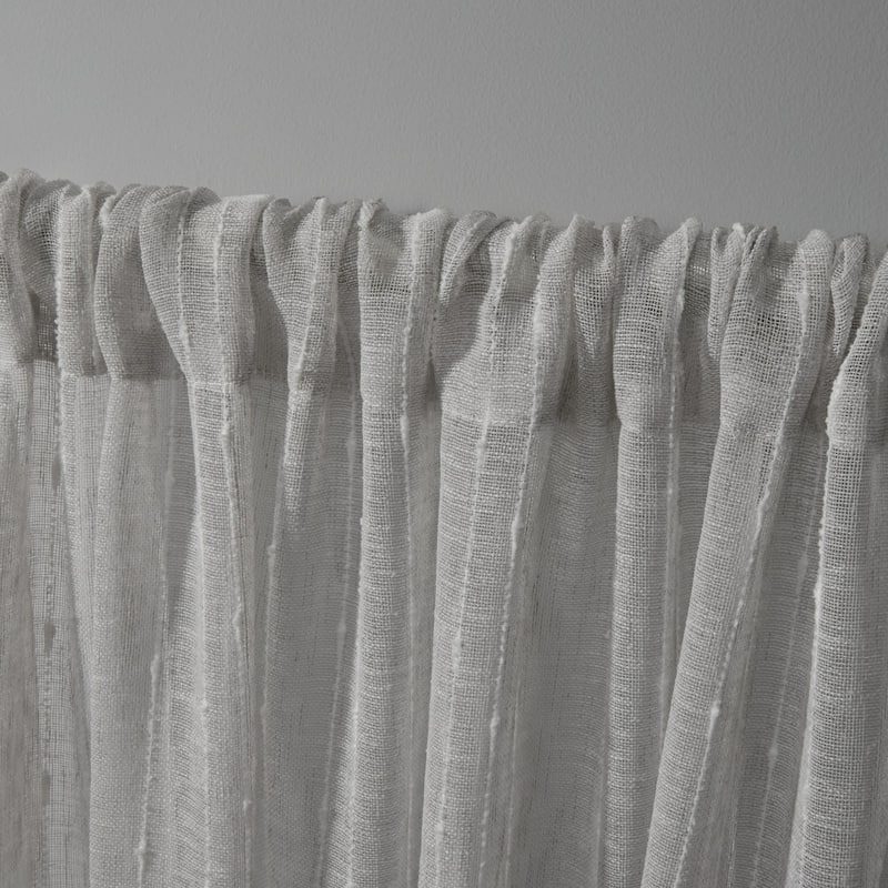 Copper Grove Svilengrad Sheer Rod Pocket Top Curtain Panel Pair