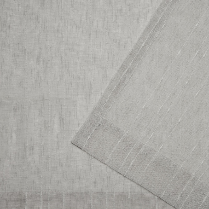 Copper Grove Svilengrad Sheer Rod Pocket Top Curtain Panel Pair