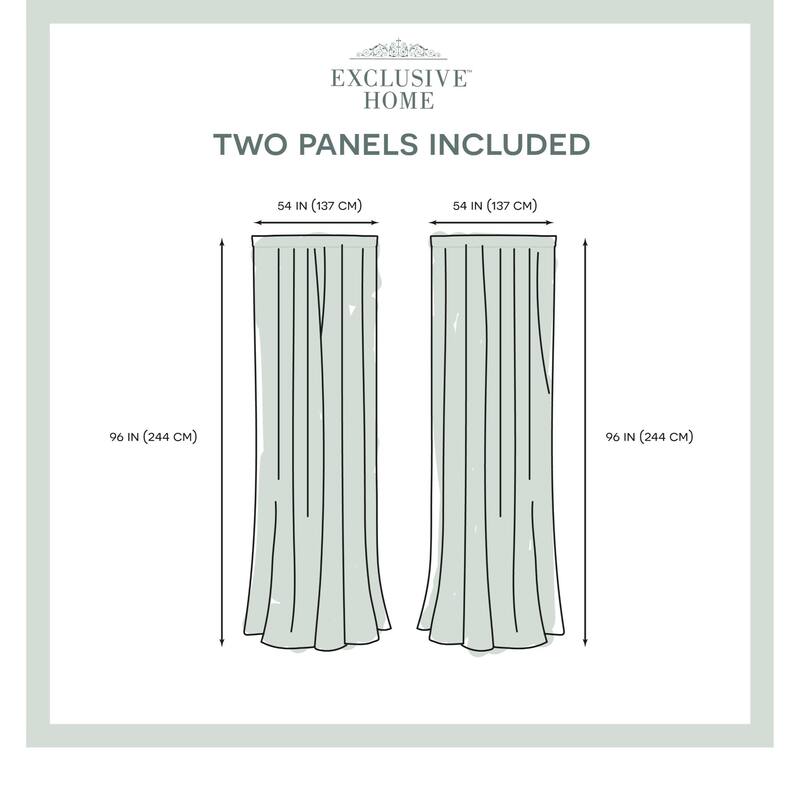 Copper Grove Svilengrad Sheer Rod Pocket Top Curtain Panel Pair