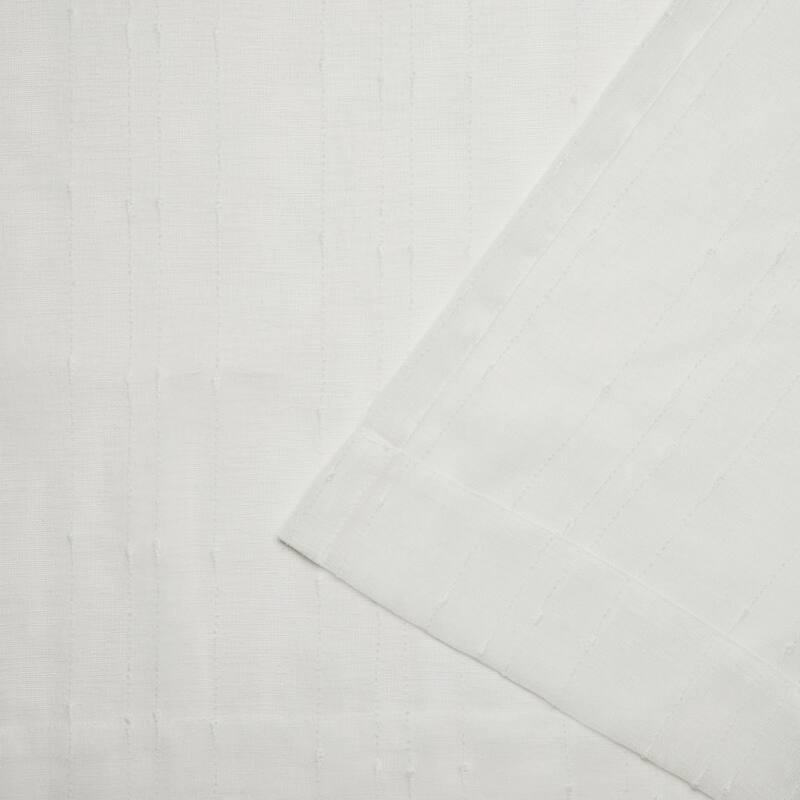Copper Grove Svilengrad Sheer Rod Pocket Top Curtain Panel Pair