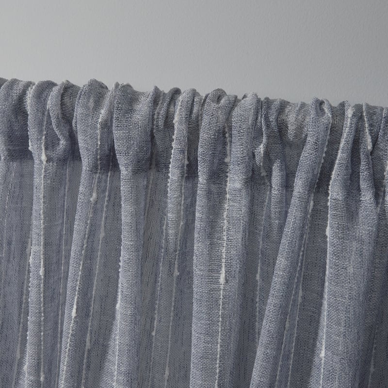 Copper Grove Svilengrad Sheer Rod Pocket Top Curtain Panel Pair