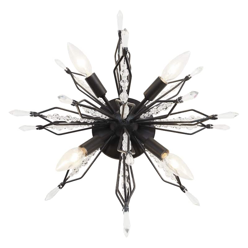 Orbital 4-light Carbon Ceiling Light