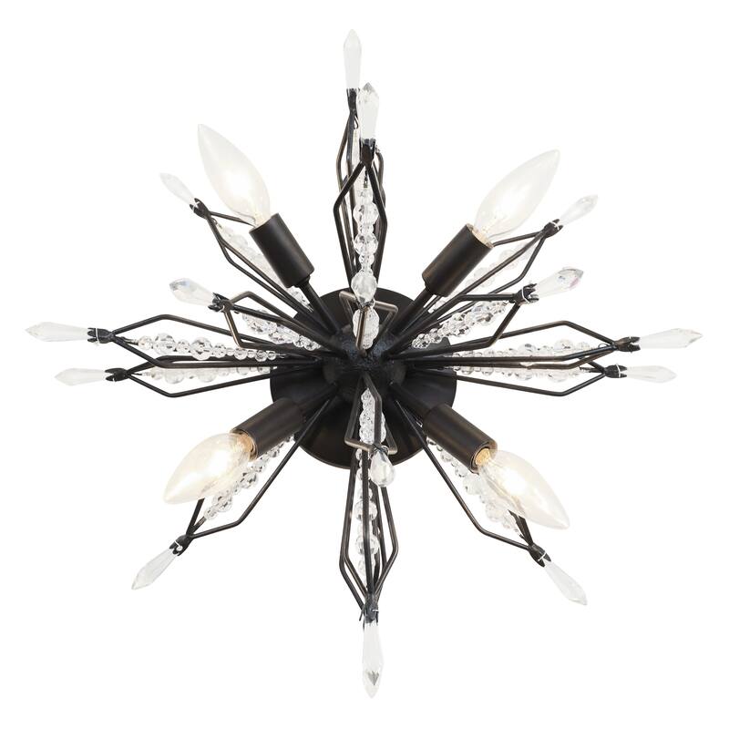 Orbital 4-light Carbon Ceiling Light