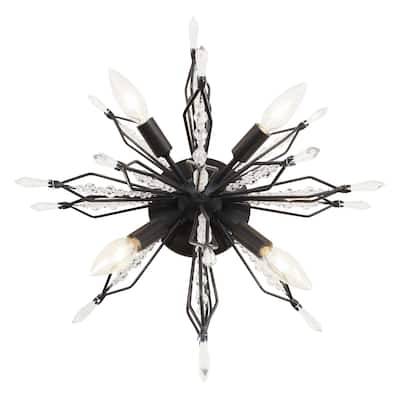 Orbital 4-light Carbon Ceiling Light