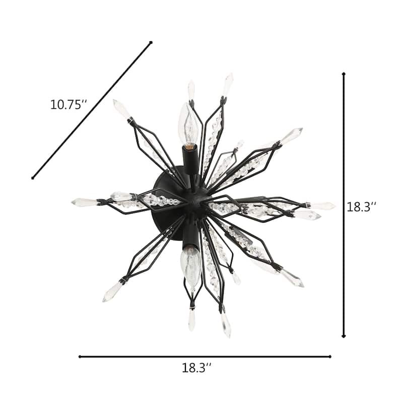 Orbital 4-light Carbon Ceiling Light