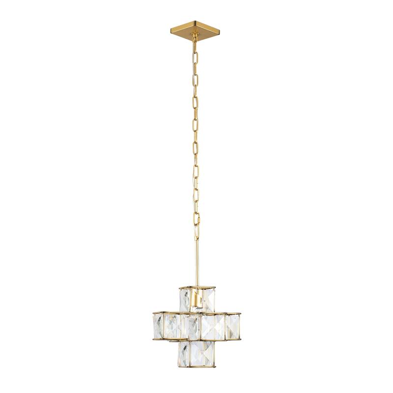 Cubic 1-light Calypso Gold Pendant