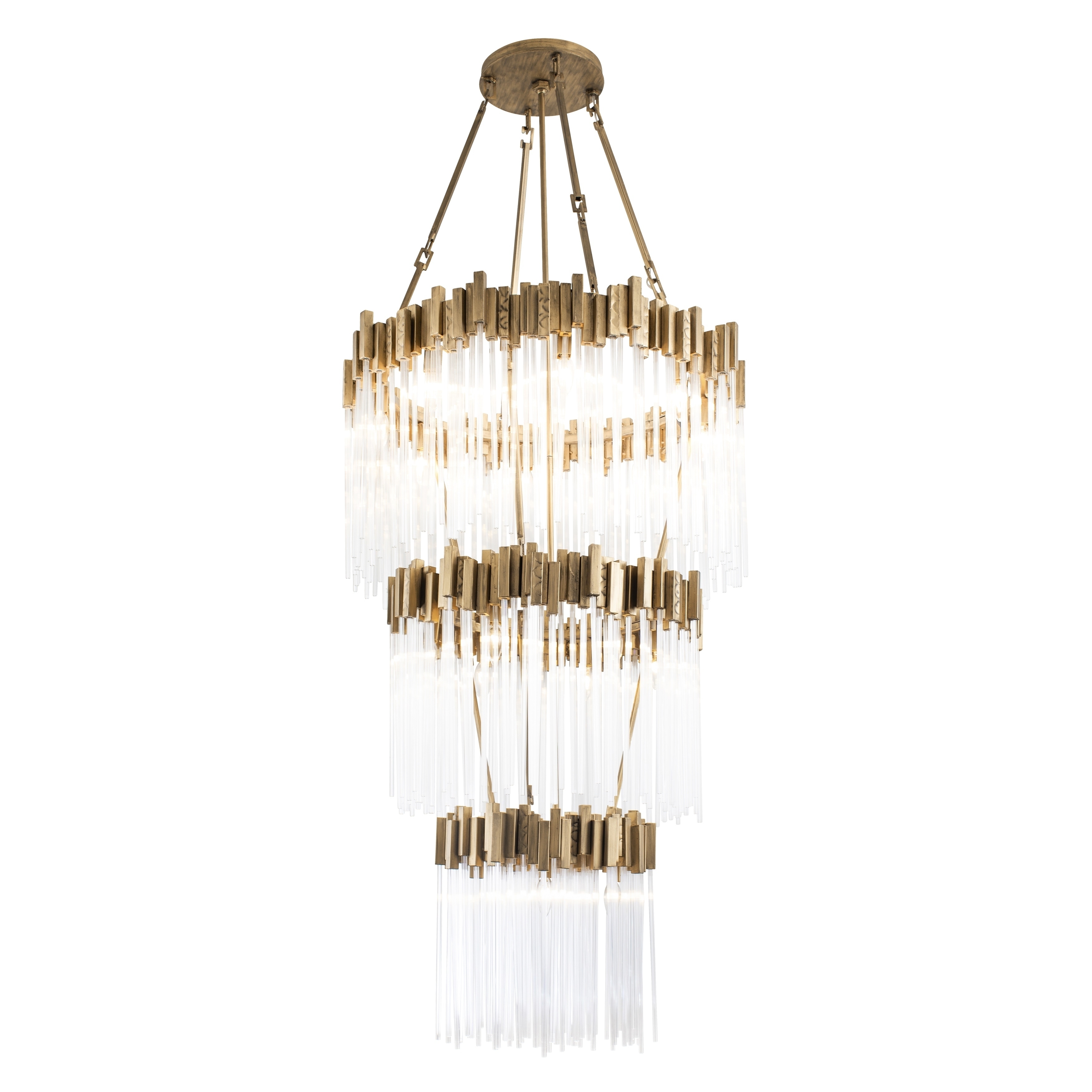 Varaluz Matrix 19-light Havana Gold 3-Tier Chandelier - Chandeliers For Bedrooms by Overstock.com