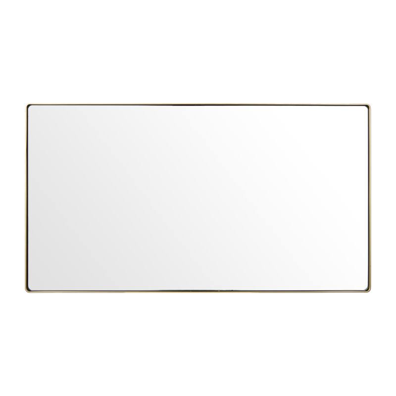 Kye Gold Rounded Rectangular Wall Mirror