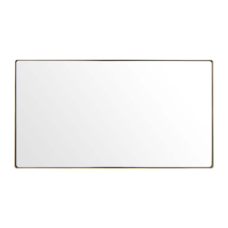 Kye Gold Rounded Rectangular Wall Mirror