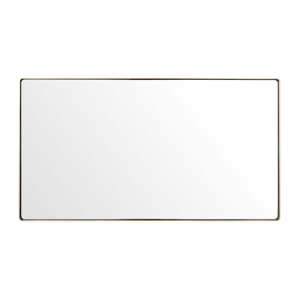 Kye Gold Rounded Rectangular Wall Mirror
