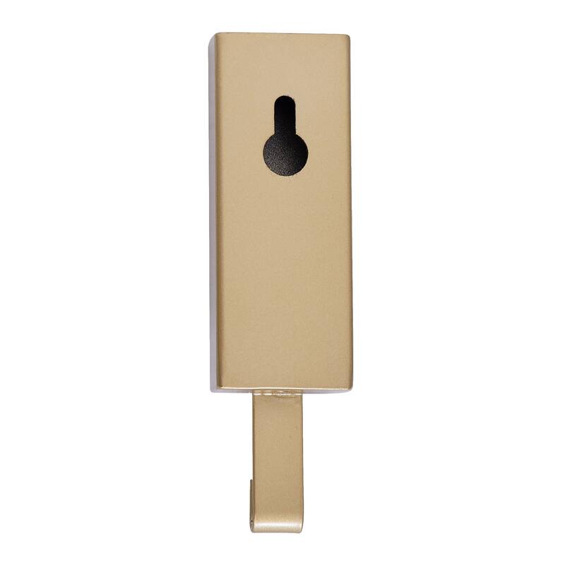 Stopwatch Gold Oval Powder Room Mirror