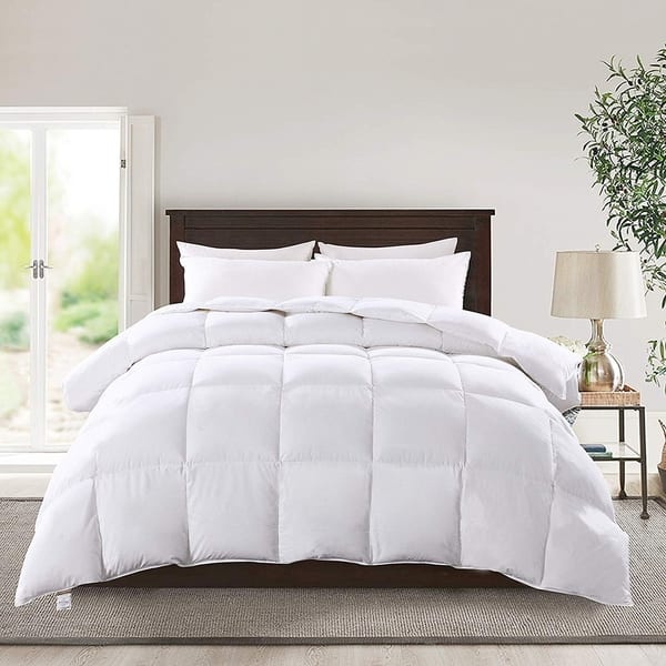 Shop Kasentex White Down Comforter Duvet Insert With Tabs All