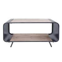 Atomic Wood And Metal Coffee Table - Bed Bath & Beyond - 27588640