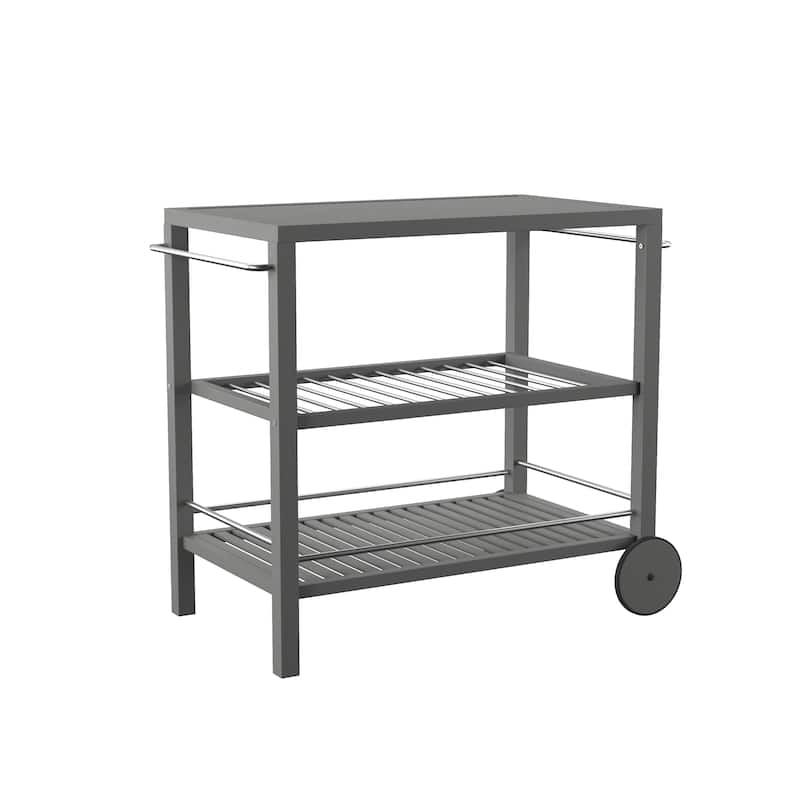 SEI Furniture Benji Outdoor Wood Bar Cart