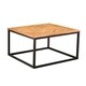 preview thumbnail 4 of 8, Brosnan Black/ Natural Wood Outdoor Coffee Table by SEI Furniture