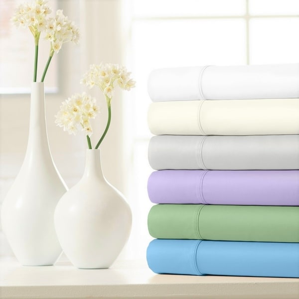 100% Cotton Sateen Smooth & Silky 500 Thread Count 4-Piece Sheet Set. Opens flyout.