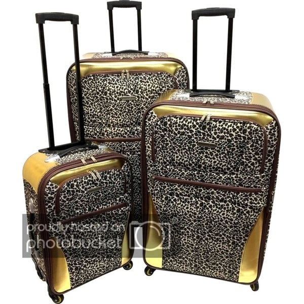 3 large suitcase set