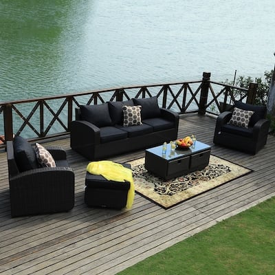 Black Aluminum Patio Furniture Find Great Outdoor Seating