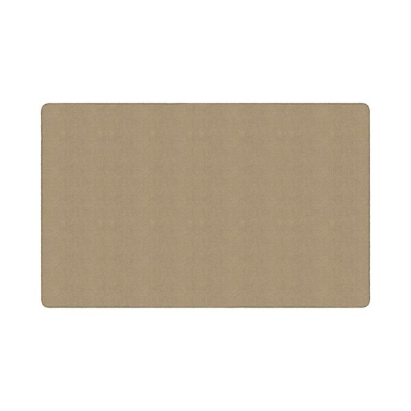 Flagship Carpet Americolors School Classroom Rectangular Rug, Almond - 7'6" x 12' - 7'6" x 12'