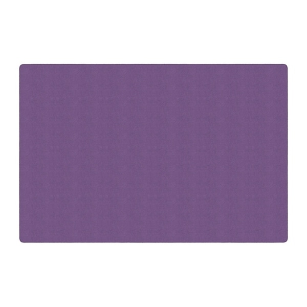 Flagship Carpet Americolors School Classroom Rectangular Rug, Pretty Purple - 12' x 18' - 12' x 18'