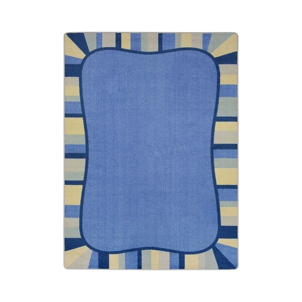Joy Carpets Colorful Accents Nylon School Classroom Rectangular Rug, Pastel - 5'4" x 7'8" - 5'4" x 7'8"