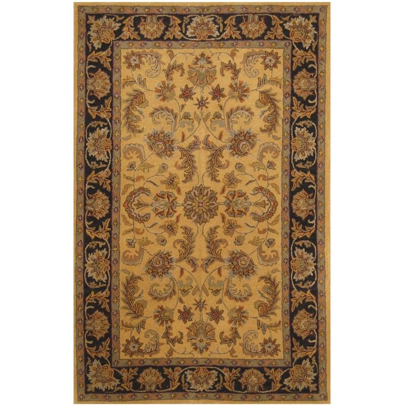 Handmade One-of-a-Kind Mahal Wool Rug (India) - 5' x 8'