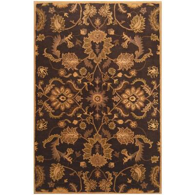 Handmade One-of-a-Kind Tibetan Wool Rug (India) - 5' x 7'7