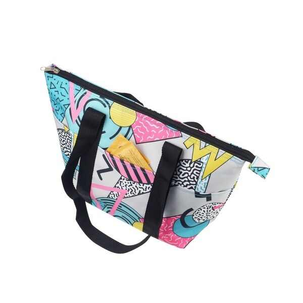 geometric lunch bag