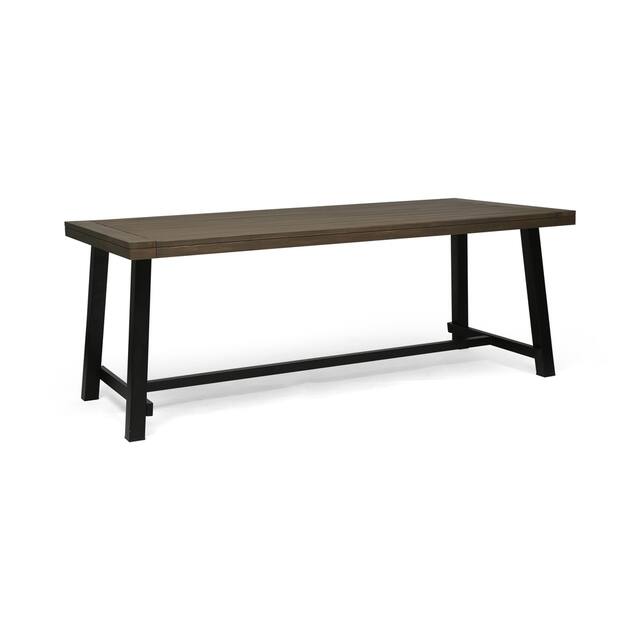 Carlisle Outdoor Wooden Dining Table by Christopher Knight Home - 79.00" L x 36.00" W x 30.00" H